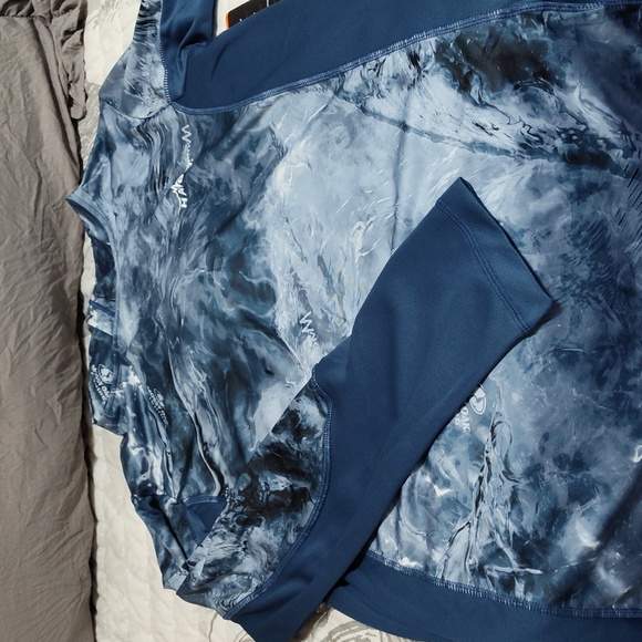 Habit Mossy Oak Fishing Pattern Hoodie, Long Sleeve, Size Small - Picture 7 of 9